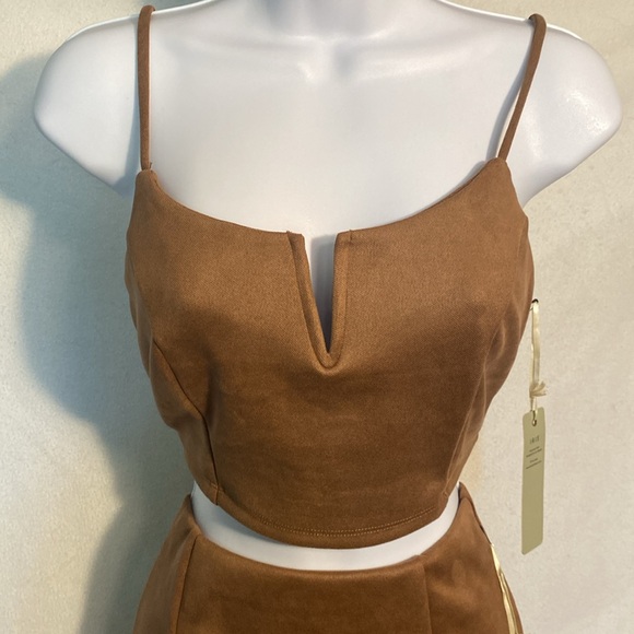 Brown two piece set NWT - Picture 2 of 9